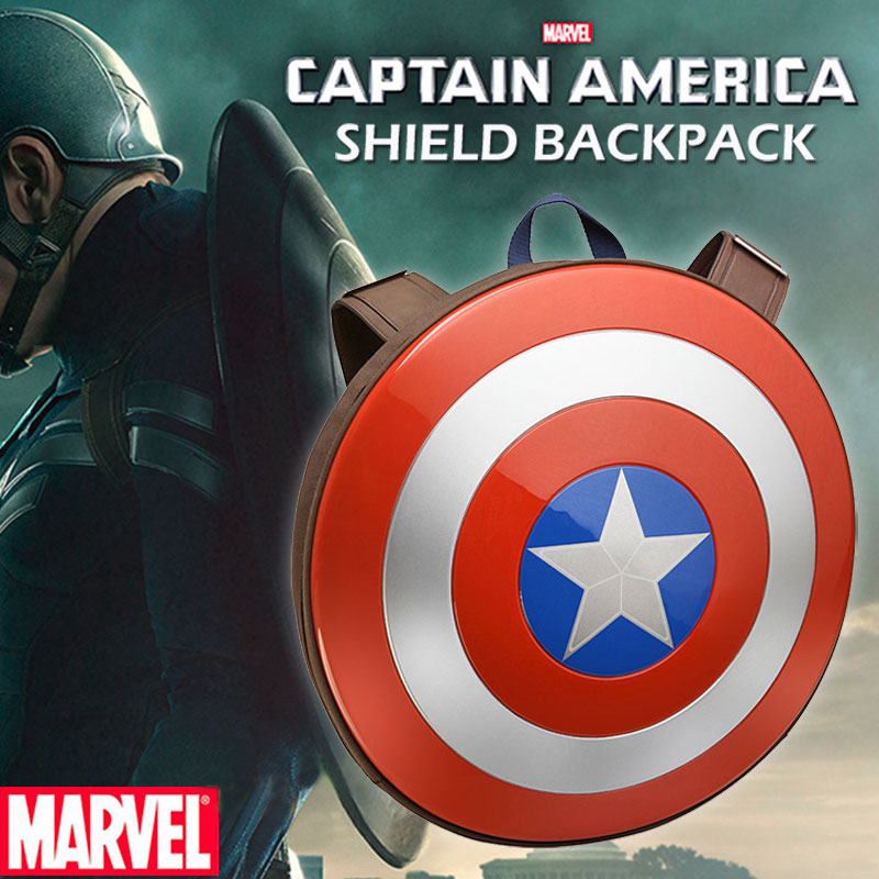 marvel classic captain america shield backpack