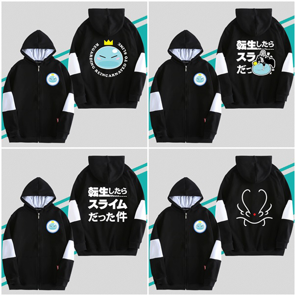 >> Rimuru Tempest Hoodie (สีดำ)(มี8แบบ)